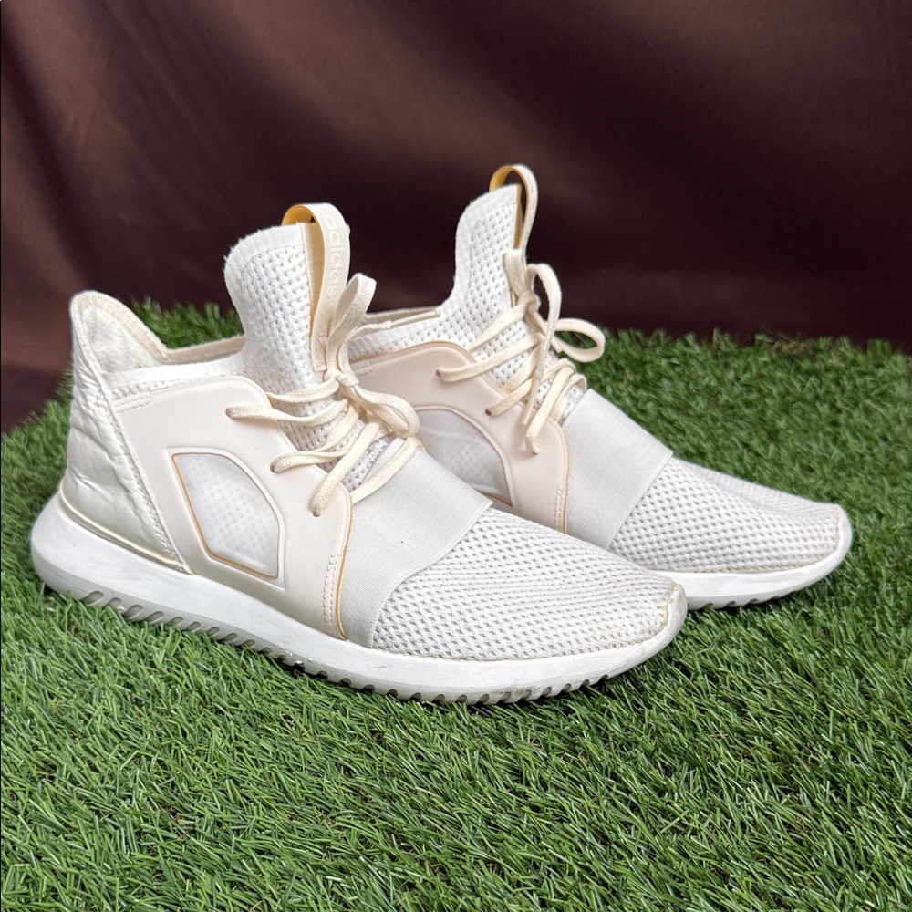 Adidas Women's White Tubular Lifestyle Sneakers
